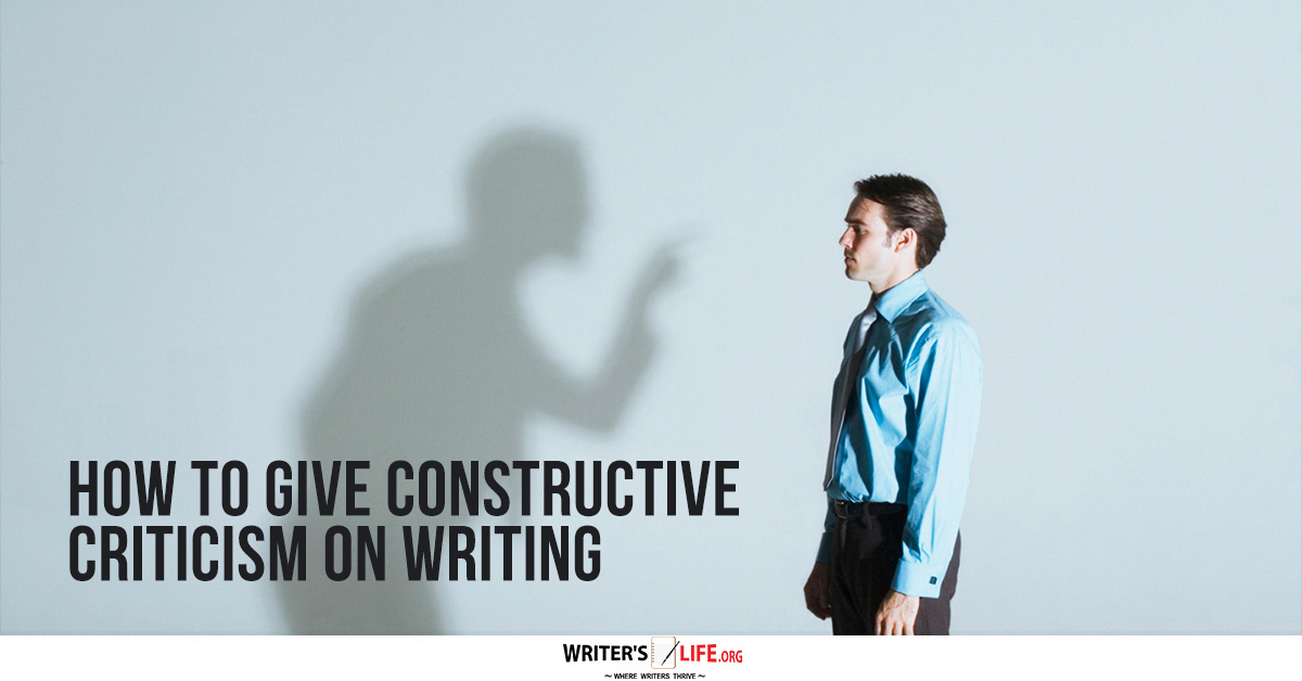 how to give constructive criticism writing a cover